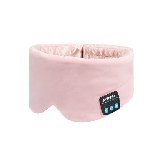 Premium silk sleep mask with wireless headphones from Next Gen Health and Wellbeing, designed for comfortable, relaxing sleep.