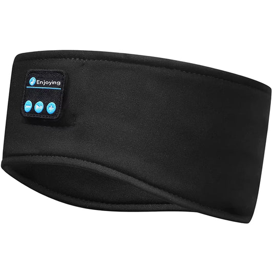 Next Gen Health and Wellbeing Bluetooth 5.0 sleep eye mask with soft elastic headband, ideal for ASMR and 10 hours of music.