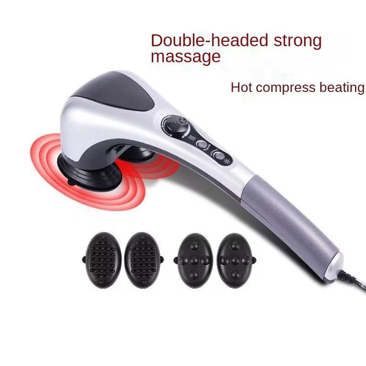 Next Gen Health and Wellbeing double head massage stick and infrared vibration massage hammer for legs and back.